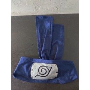 Naruto Shippuden Anti Leaf Village Headband Anime Cosplay Blue 3x36 Inches